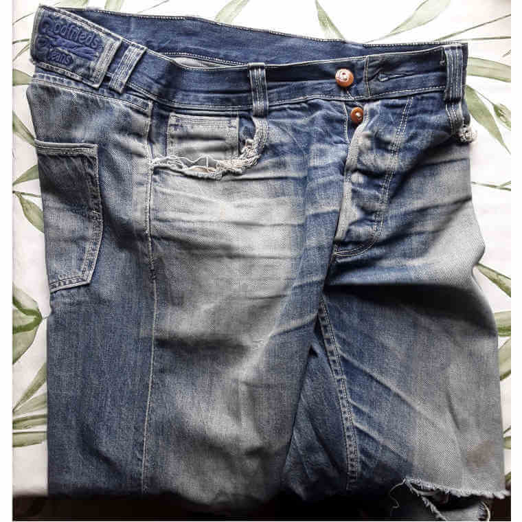 Godfrieds jeans na 3 jaar intens dragen