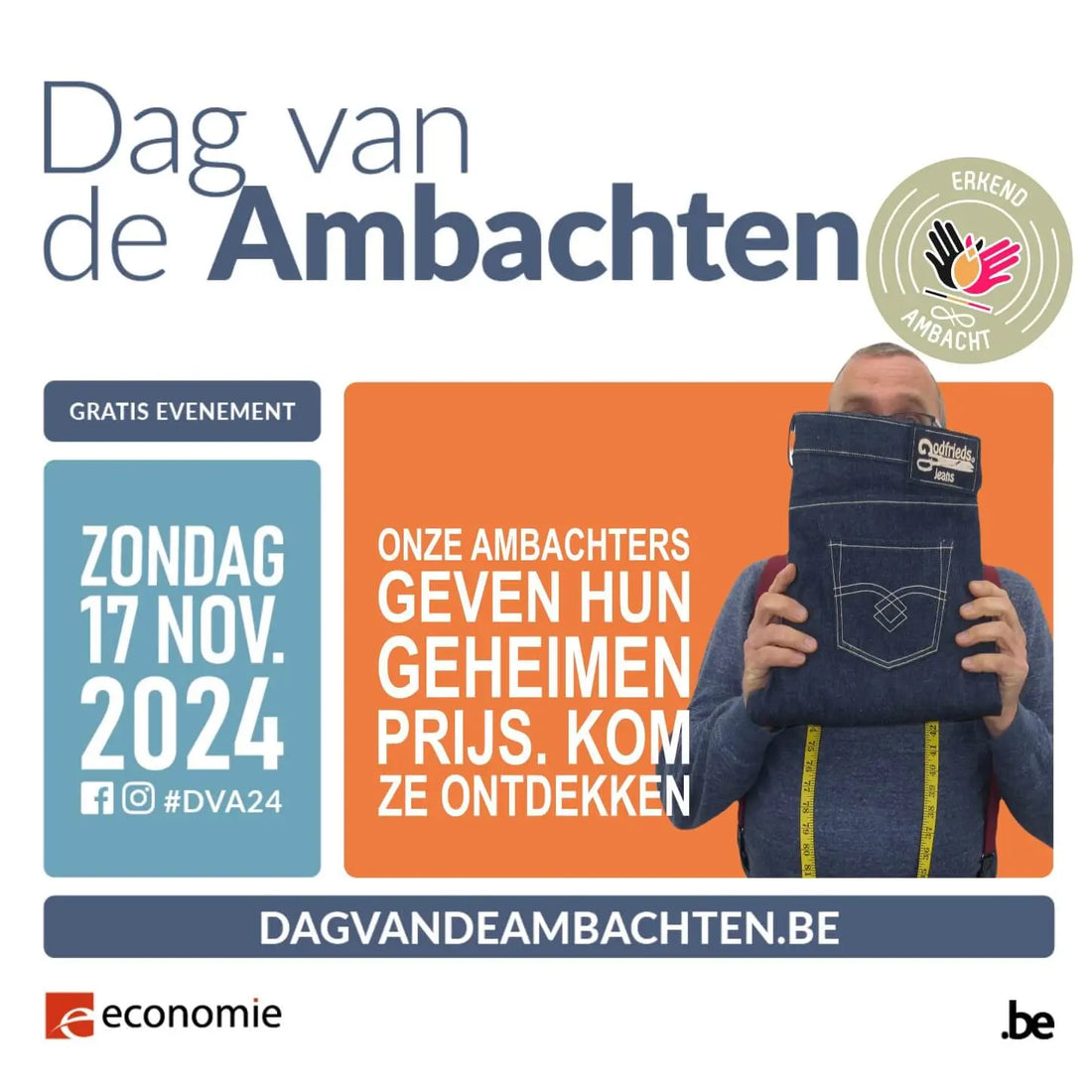 Bezoek het Atelier van Godfrieds Jeans op De Dag van de Ambachten